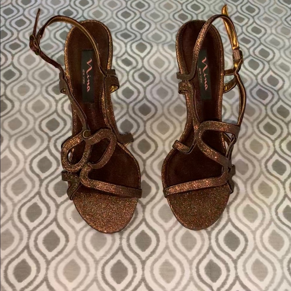 👠 Nina Glitter Dancing Heels